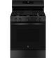 GE® 500 Series 30" Black Freestanding Gas Range-0