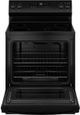 GE® 400 Series 30" Black Freestanding Electric Range-2