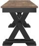 Signature Design by Ashley® Wildenauer Black/Brown Dining Bench-2