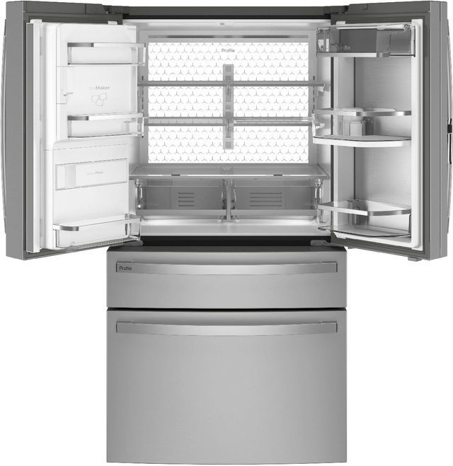 GE Profile™ 36 in. 27.6 Cu. Ft. Fingerprint Resistant Stainless Steel French Door Refrigerator-1
