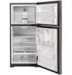 GE® 30 in. 19.1 Cu. Ft. Slate Top Freezer Refrigerator-3