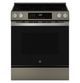 GE® 600 Series 30" Slate Slide-In Electric Range-0