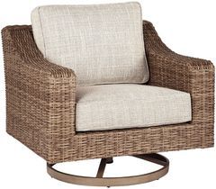 Signature Design by Ashley® Beachcroft Beige Swivel Lounge Chair