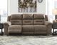 Signature Design by Ashley® Stoneland Fossil Reclining Sofa-3