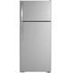 GE® 28 in. 17.5 Cu. Ft. Stainless Steel Top Freezer Refrigerator-0
