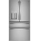 GE Profile™ 36 in. 27.6 Cu. Ft. Fingerprint Resistant Stainless Steel French Door Refrigerator-0