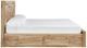 Signature Design by Ashley® Hyanna Tan Queen 6-Drawer Storage Panel Bed-2