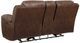 Signature Design by Ashley® Stoneland Chocolate Reclining Loveseat with Console-2