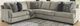 Signature Design by Ashley® Bovarian 3-Piece Stone Sectional-4