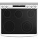 GE® 500 Series 30" White Freestanding Electric Range -3