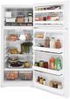 GE® 28 in. 17.5 Cu. Ft. White Top Freezer Refrigerator-4