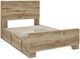 Signature Design by Ashley® Hyanna Tan Brown King Storage Bed-2