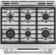 Café™ 30" Stainless Steel Dual Fuel Range-3