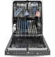 GE® 24" White Top Control Built In Dishwasher-4