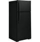 GE® 28 in. 17.5 Cu. Ft. Black Top Freezer Refrigerator-4