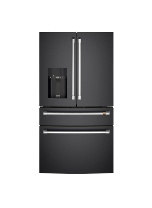 Café™ 36 in. 27.6 Cu. Ft. Matte Black 4-Door French Door Refrigerator-0