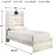 Signature Design by Ashley® Cambeck Whitewash Twin Panel Bed-3
