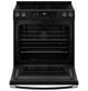 GE® 600 Series 30" Black Slate Slide-In Electric Range-2