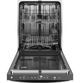 GE® 24" Black Top Control Built In Dishwasher-2