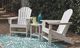 Signature Design by Ashley® Sundown Treasure White Adirondack Chair-3