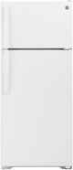 GE® 28 in. 17.5 Cu. Ft. White Top Freezer Refrigerator-0