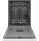 GE® 24" White Built In Dishwasher-2