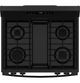 GE® 400 Series 30" Black Freestanding Gas Range-3
