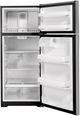 GE® 28 in. 16.6 Cu. Ft. Stainless Steel Top Freezer Refrigerator-2