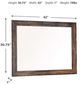 Signature Design by Ashley® Drystan Brown Bedroom Mirror-2