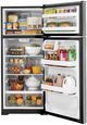 GE® 28 in. 16.6 Cu. Ft. Stainless Steel Top Freezer Refrigerator-4