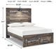 Signature Design by Ashley® Drystan Brown Full Storage Panel Bed-4