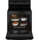 GE® 400 Series 30" Black Freestanding Electric Range-4