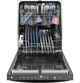 GE® 24" Black Top Control Built In Dishwasher-3