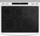 GE® 600 Series 30" White Freestanding Electric Range-4