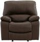 Signature Design by Ashley® Leesworth Dark Brown Power Recliner-1