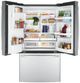 GE® 36 in. 22.1 Cu. Ft. Fingerprint Resistant Stainless Steel Counter Depth French Door Refrigerator-3