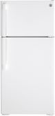 GE® 28 in. 15.6 Cu. Ft. White Top Freezer Refrigerator-0
