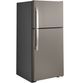 GE® 33 in. 21.9 Cu. Ft. Slate Top Freezer Refrigerator-4