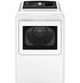 GE® 7.4 Cu. Ft. White Front Load Electric Dryer-0