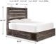 Signature Design by Ashley® Drystan Brown Queen 4-Drawer Storage Panel Bed-2