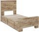 Signature Design by Ashley® Hyanna Tan Twin Side Storage Bed-1