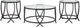 Signature Design by Ashley® Tarrin 3-Piece Black Occasional Table Set-1