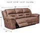 Signature Design by Ashley® Stoneland Fossil Reclining Power Sofa-3