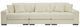 Signature Design by Ashley® Lindyn 3-Piece Ivory Sectional-0
