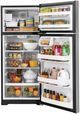 GE® 28 in. 17.5 Cu. Ft. Stainless Steel Top Freezer Refrigerator-3