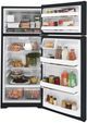 GE® 28 in. 17.5 Cu. Ft. Black Top Freezer Refrigerator-4