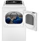GE® 7.4 Cu. Ft. White Front Load Electric Dryer-3