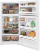 GE® 28 in. 15.6 Cu. Ft. White Top Freezer Refrigerator-4