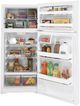 GE® 28 in. 16.6 Cu. Ft. White Top Freezer Refrigerator-4