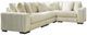 Signature Design by Ashley® Lindyn 4-Piece Ivory Sectional -0